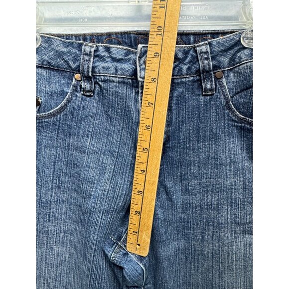 Jag Jeans Mid Rise Boot Leg Denim Womens Size 10 Blue Cotton Blend - Picture 7 of 12